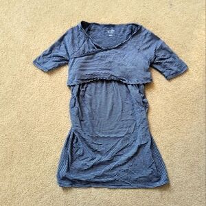 Striped Maternity Dress Isabel XS